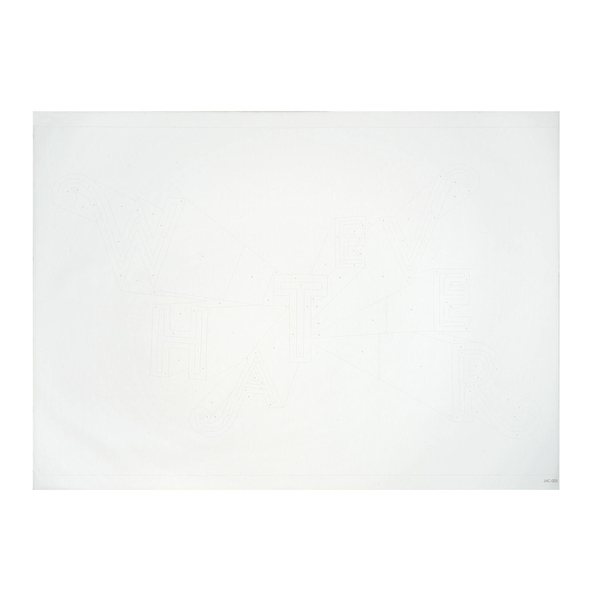 Jonathan Adler x Michaels 30" x 20" Whatever Paint-By-Number Kit